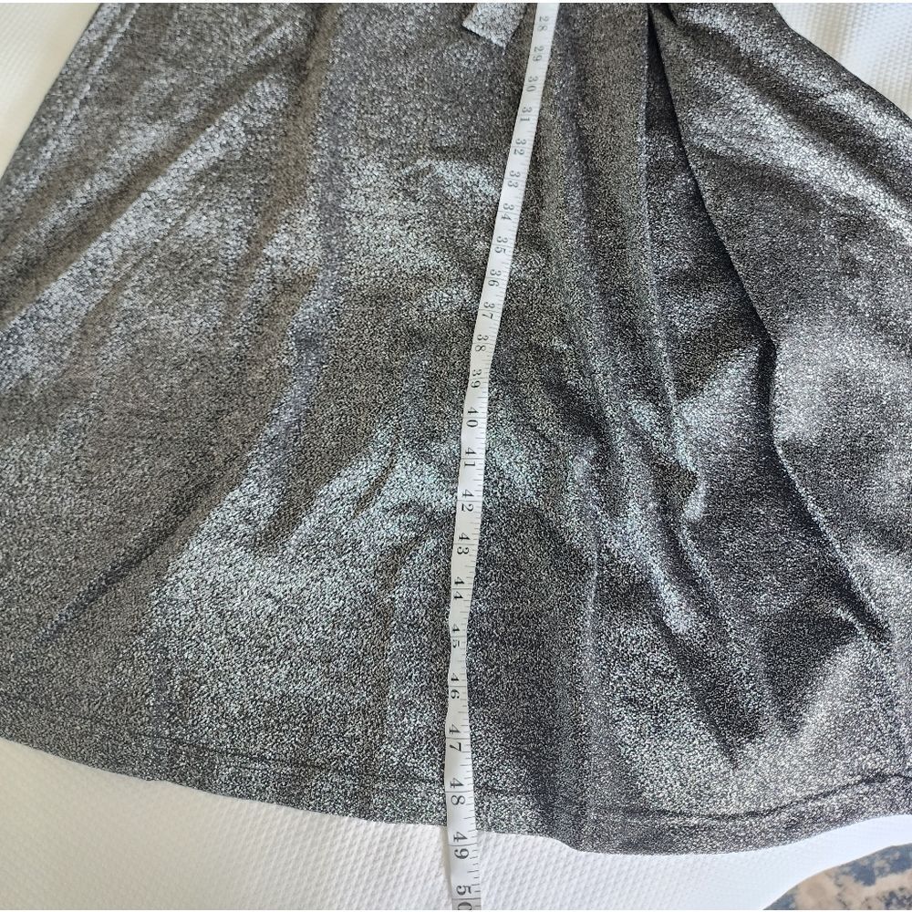 PLEIONE Metallic faux wrap midi dress - Picture 13 of 16